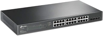 Genata 24-Port 10-100 + 2 Gigabit + 2 Fiber Ports 300W Switch - GNT-RP1428ES