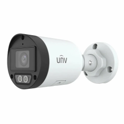 Uniview IP 5 MP Outdoor Camera with Built-in Microphone, Night Vision, Color - IPC2125LB-AF40K-DL