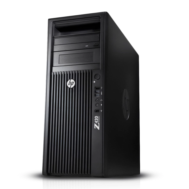 HP Z420 Xeon E5-2680 3.0GHz  - RAM 32GB – 128 GB SSD  - 1TB HDD  VGA NVIDIA Quadro 5000 - DVD-WR - WINDOWS 10 Pro