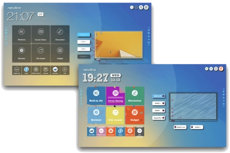 New Line RS+ 75-inch Interactive Display - Android Operating System