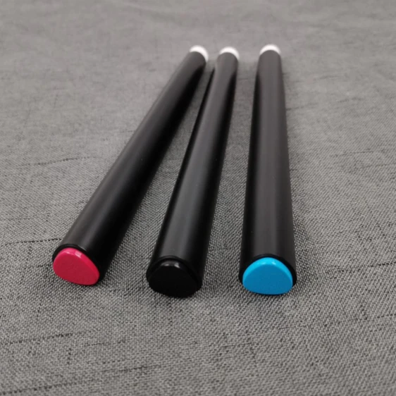 قلم شاشة تفاعلية وسبورة تعليمية 8 مللي مضلع اسود اللون ورأس مثلثة حمراء WAN - PB3